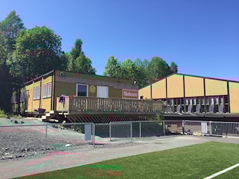 Åpen kiosk på Helsetbanen og Lommedalen Idrettspark